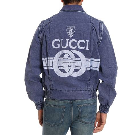 gucci giacca jeans uomo|gucci tapered jeans.